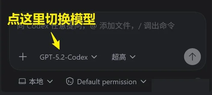 Codex 偏好设置界面一