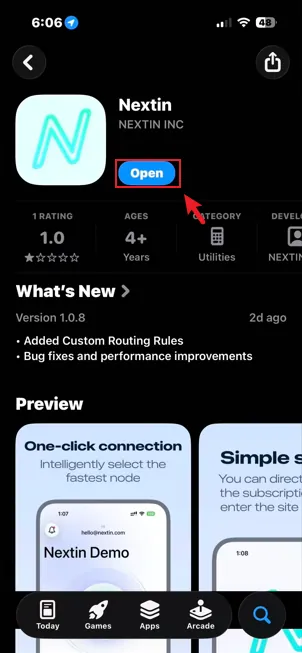 App Store 搜索 Nextin